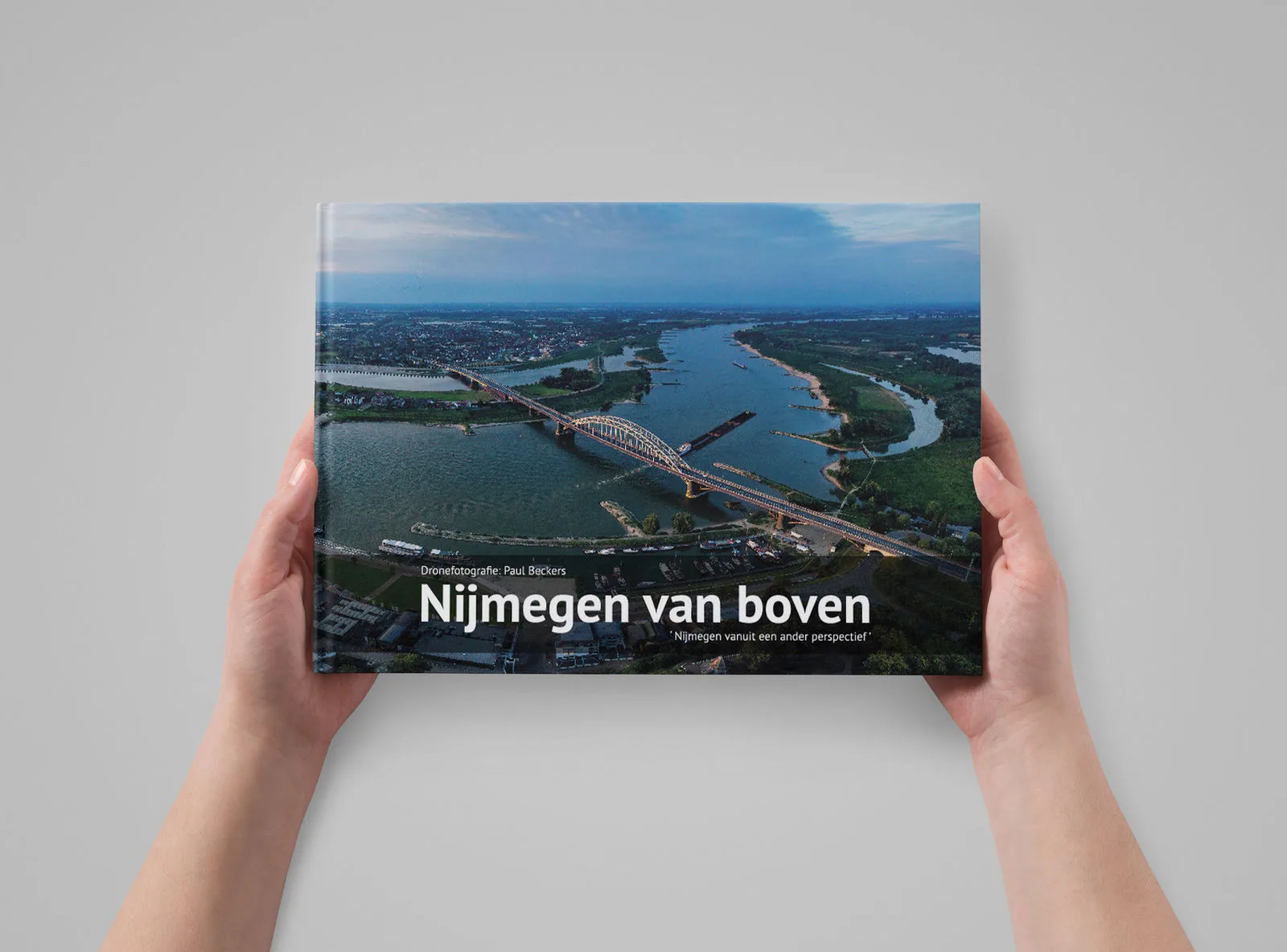 Hardcover boek Nijmegen van boven door Drone Paul Beckers — luchtfoto Nijmegen, afbeelding 2
