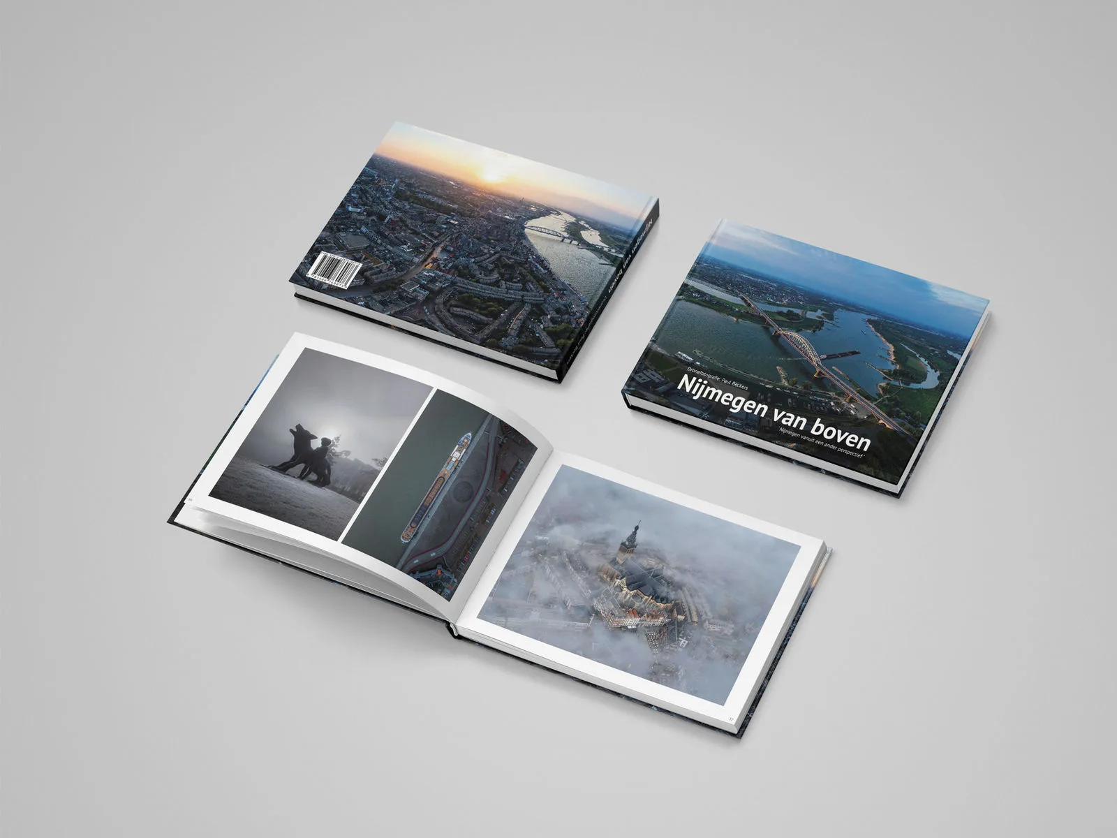 Hardcover boek Nijmegen van boven door Drone Paul Beckers — luchtfoto Nijmegen, afbeelding 5