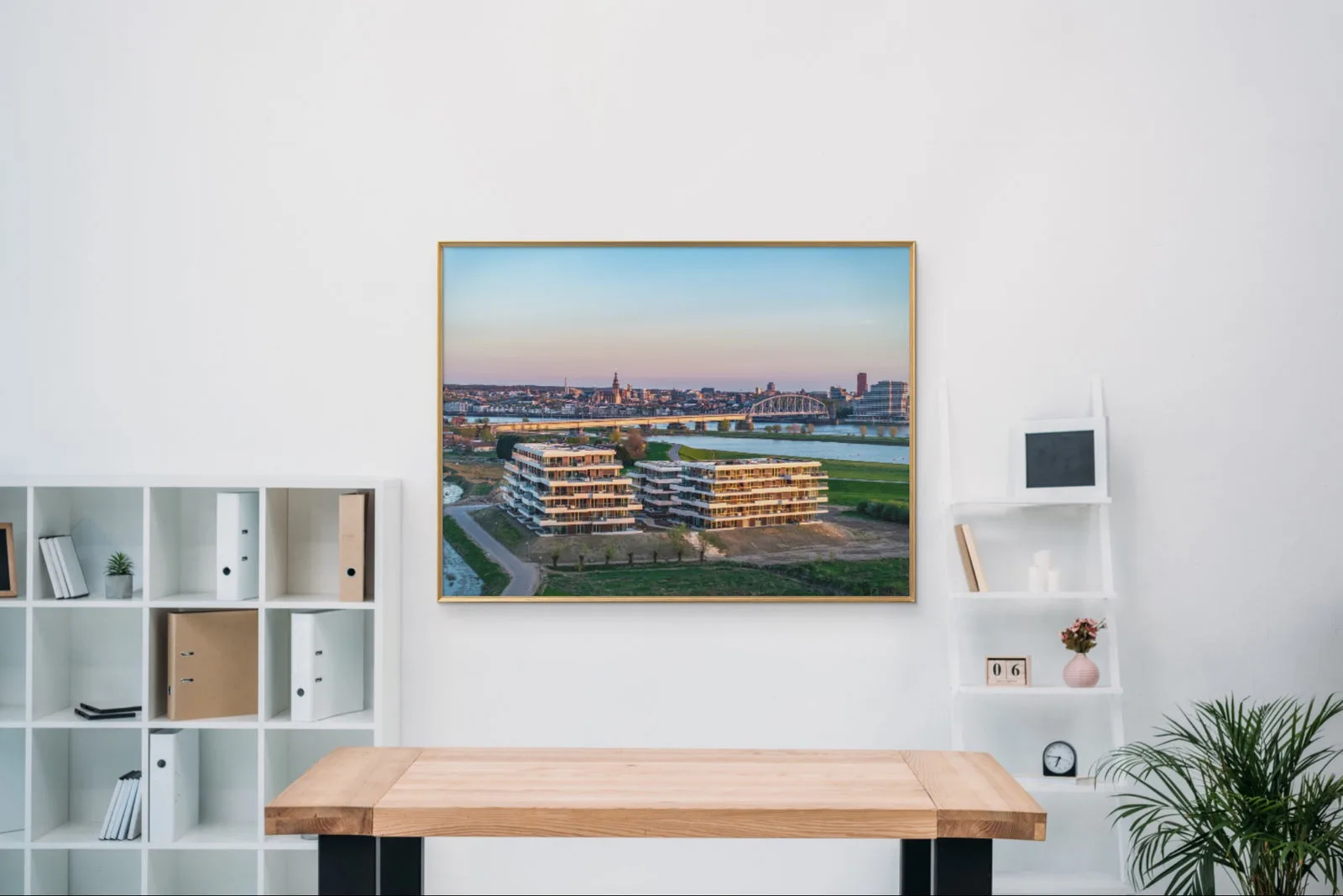 Houten Textielframe Drone Paul Beckers Nijmegen — luchtfoto Nijmegen, afbeelding 7