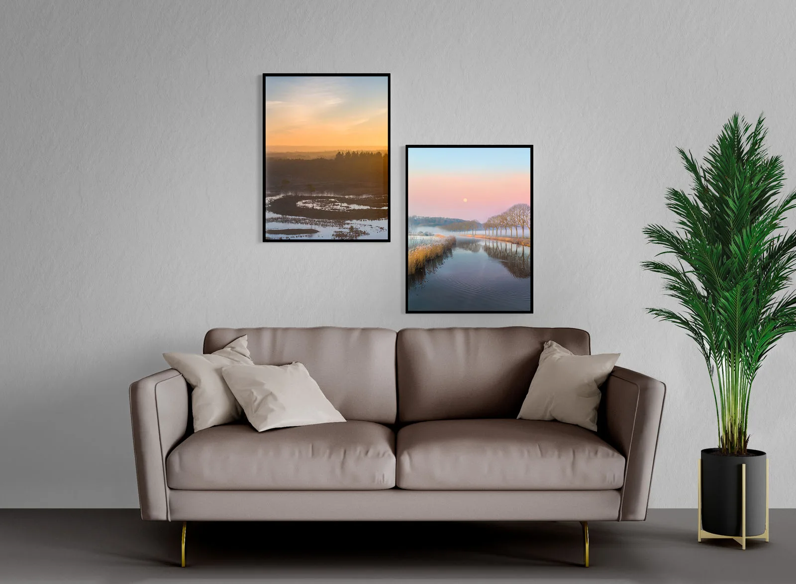 Luxe Aluminium Fotolijst (Mat Zwart) — luchtfoto Nijmegen, afbeelding 9