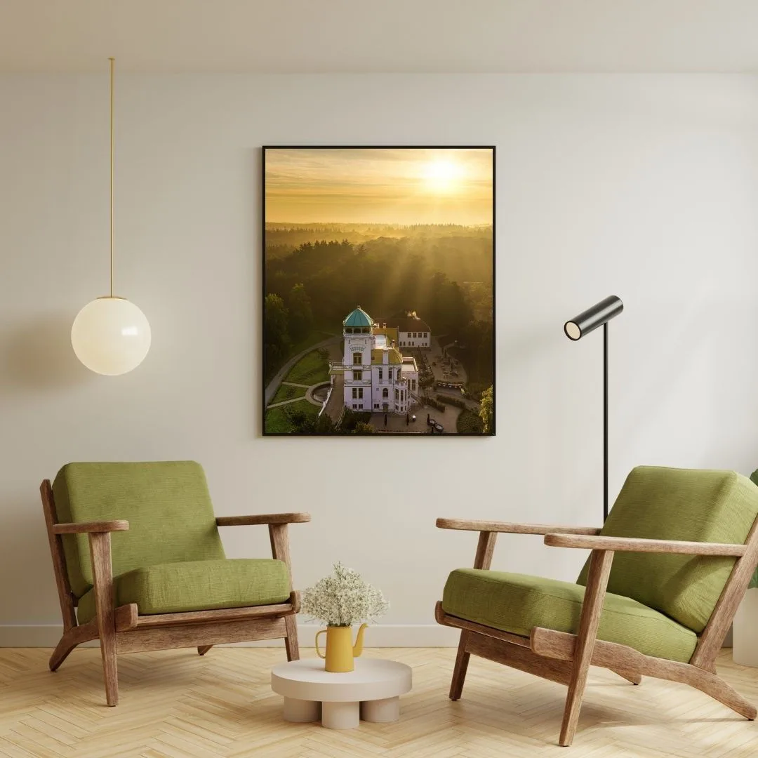 Luxe Aluminium Fotolijst (Mat Zwart) — luchtfoto Nijmegen, afbeelding 14
