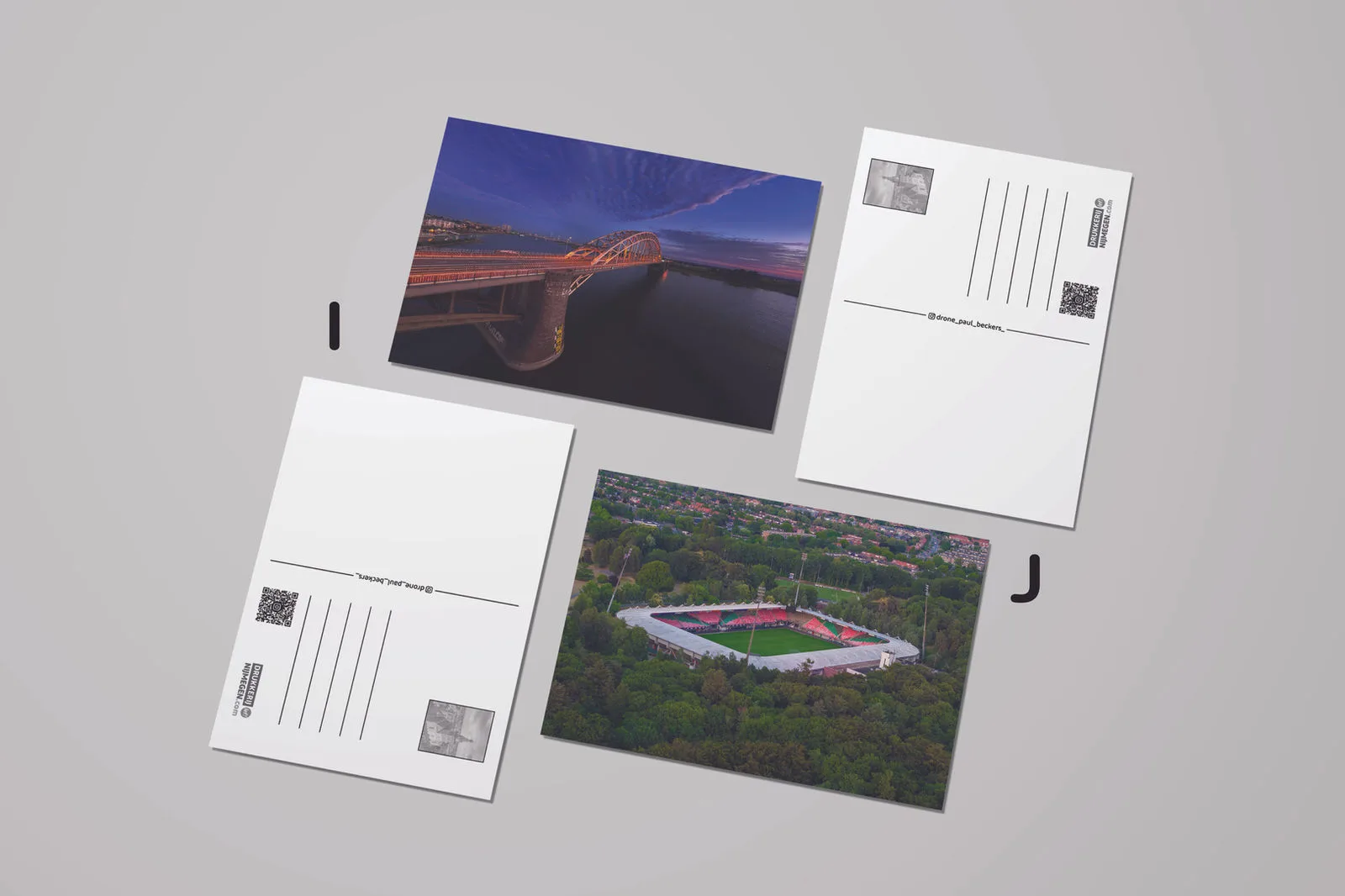 Nijmeegse ansichtkaarten Serie 2 door Drone Paul Beckers — luchtfoto Nijmegen, afbeelding 6