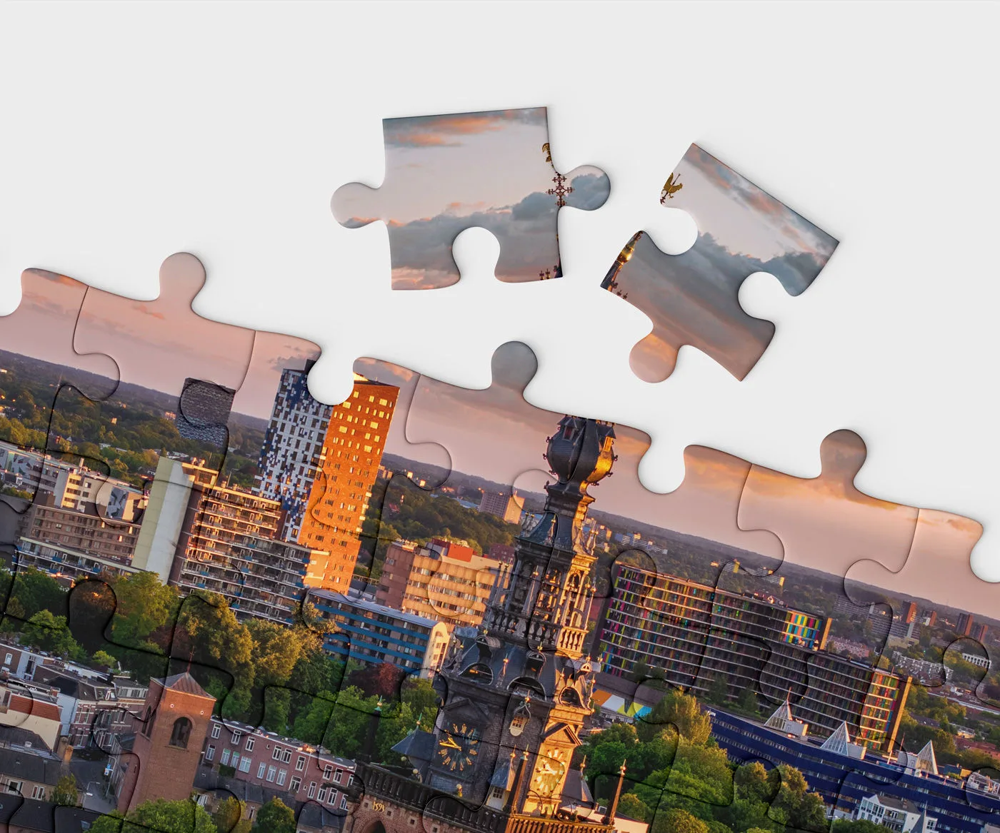 Puzzel Nijmegen — luchtfoto Nijmegen, afbeelding 2