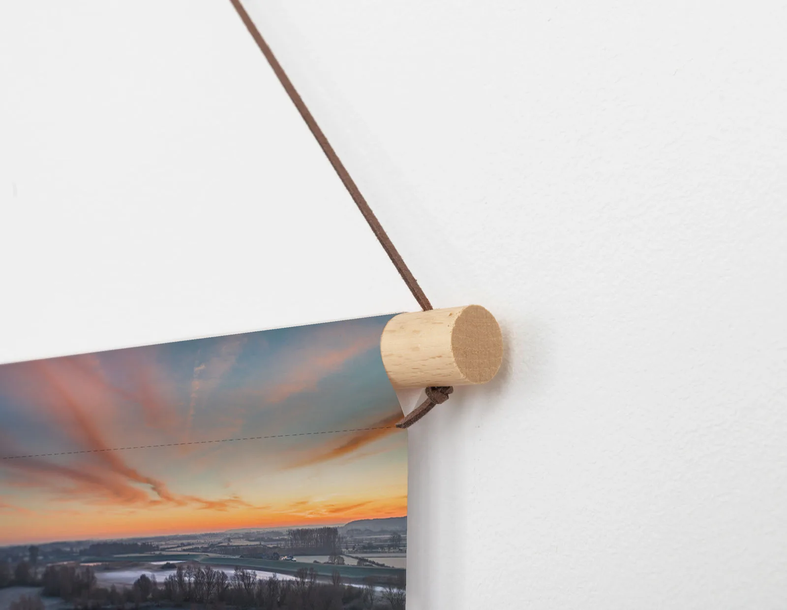 Textielposter met stokken van beukenhout — luchtfoto Nijmegen, afbeelding 9