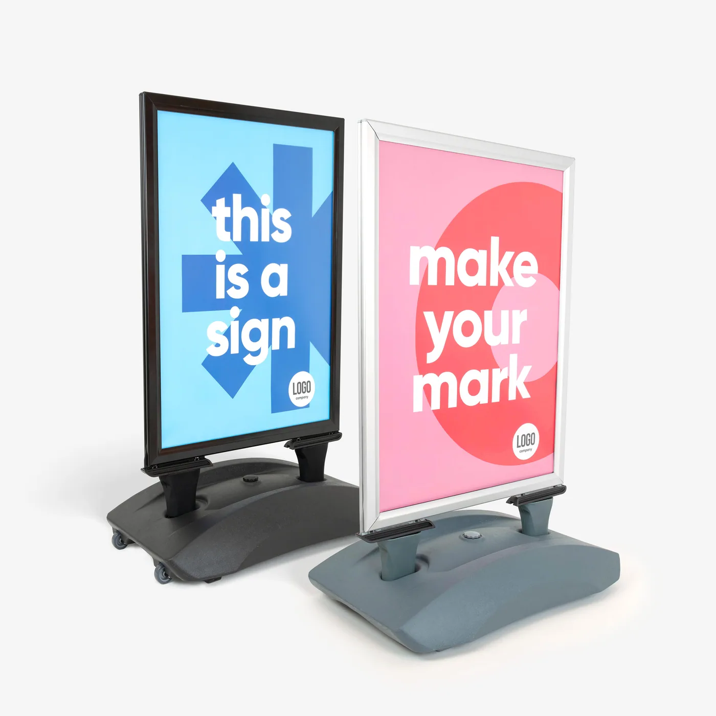 Basic stoepbord met watertank