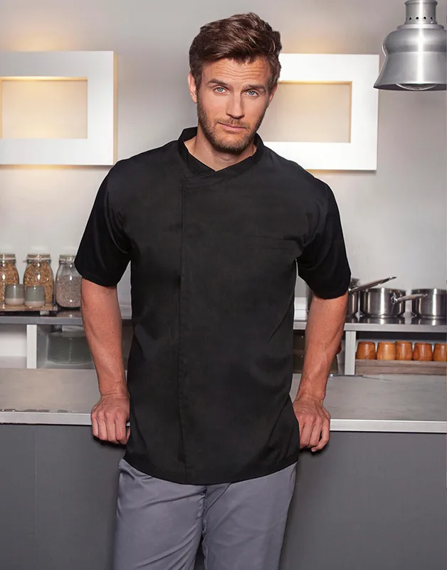 Karlowsky Basic kokshemd met korte mouwen