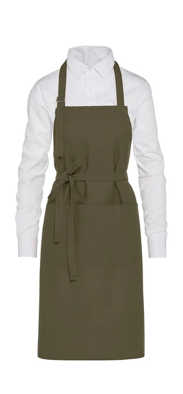 SG Accessories LISBON heavyweight cotton bib apron with pocket