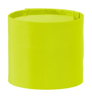 Yoko Fluo Print Me Armband in Fluo Yellow, voorkant