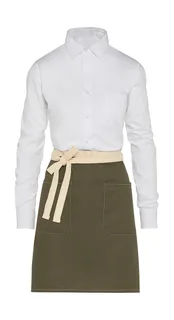 SG Accessories SANTORINI sloof met contrast en zak in Olive, voorkant