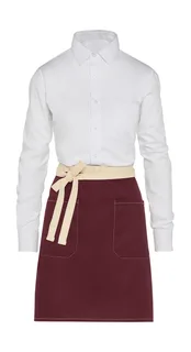 SG Accessories SANTORINI sloof met contrast en zak in Burgundy, voorkant