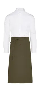 SG Accessories PROVENCE bistro apron with pocket in Olive, voorkant