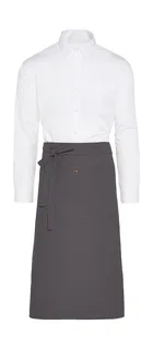 SG Accessories PROVENCE bistro apron with pocket in Grey, voorkant