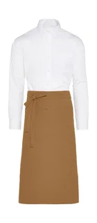 SG Accessories PROVENCE bistro apron with pocket in Caramel, voorkant