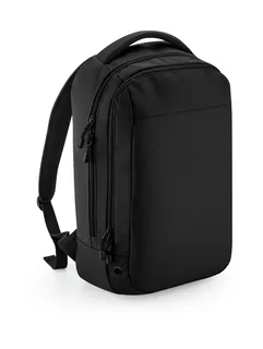 Bagbase Athleisure sportrugzak in Black/Black, voorkant