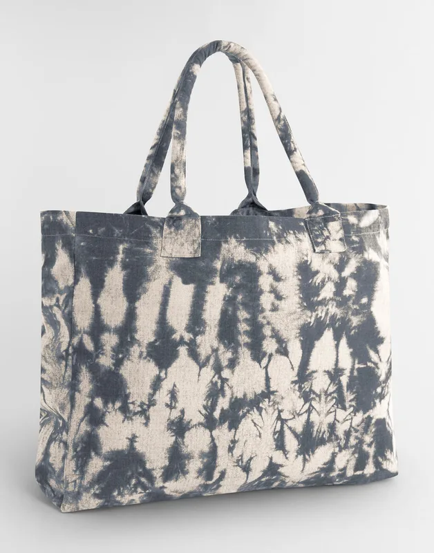 Westford Mill Canvas shopper met tie-dye print