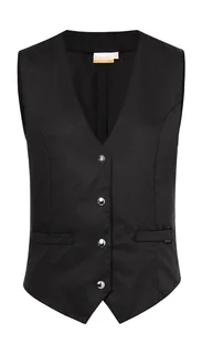 Karlowsky Dames gilet Lena in Black, voorkant