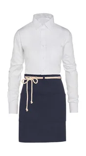 SG Accessories CORSICA corduroy bistro apron with pocket in Navy, voorkant