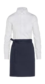 SG Accessories BRUSSELS short bistro apron with pocket in Navy, voorkant