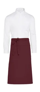 SG Accessories ROME recycled bistro apron with pocket in Burgundy, voorkant