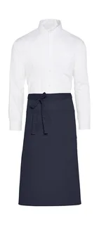 SG Accessories ROME recycled bistro apron with pocket in Navy, voorkant