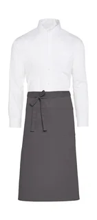 SG Accessories ROME recycled bistro apron with pocket in Grey, voorkant