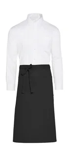 SG Accessories ROME recycled bistro apron with pocket in Black, voorkant