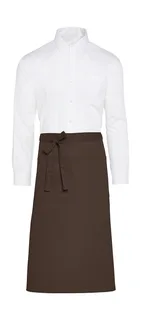 SG Accessories ROME recycled bistro apron with pocket in Brown, voorkant
