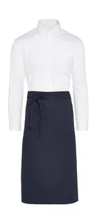 SG Accessories ROME halflange sloof met zak in Navy, voorkant