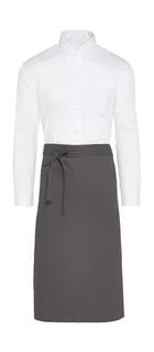 SG Accessories ROME halflange sloof met zak in Grey, voorkant