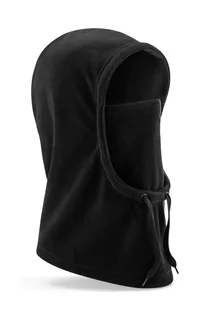 Beechfield Recycled Fleece Hood in Black, voorkant