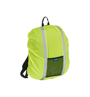 Yoko Fluo Rucksack Cover in Fluo Yellow, voorkant