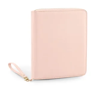 Bagbase Boutique Travel/ Tech Organiser in Soft Pink, voorkant