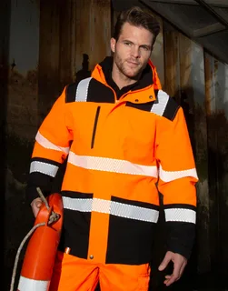 Result Safe Guard Printable waterproof softshell safety coat – foto 3