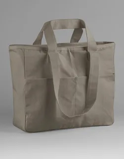 Westford Mill Shopper met dubbele hengsels en cargozak in Mushroom, voorkant