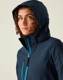 Regatta Professional Dames Venturer 3-laags softshell jack met capuchon – foto 5