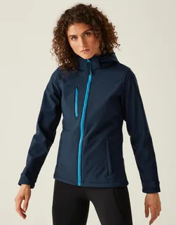 Regatta Professional Dames Venturer 3-laags softshell jack met capuchon – foto 3