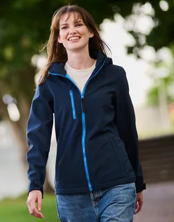 Regatta Professional Dames Venturer 3-laags softshell jack met capuchon – foto 1
