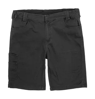 Result Work-Guard Super stretch slim chino short in Black, voorkant