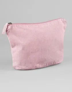 Westford Mill Garment-dyed accessory bag in Vintage Dusky Pink, voorkant