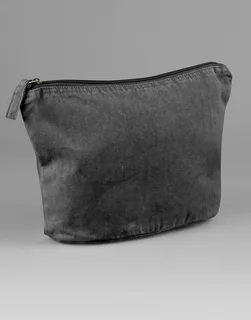 Westford Mill Garment-dyed accessory bag in Vintage Black, voorkant