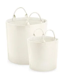 Bagbase Felt Trug in Soft White, voorkant
