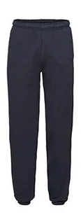 Fruit of the Loom Elasticated Cuff Jog Pants in Deep Navy, voorkant