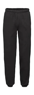 Fruit of the Loom Elasticated Cuff Jog Pants in Black, voorkant