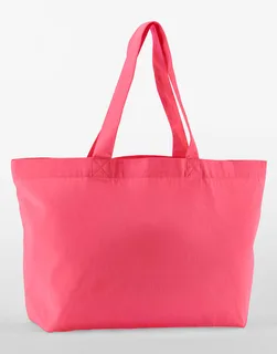 Westford Mill EarthAware® Organic Twill Shopper in Raspberry Pink, voorkant