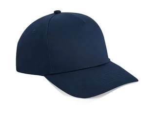Beechfield Urbanwear 5 Panel Snapback in Navy, voorkant