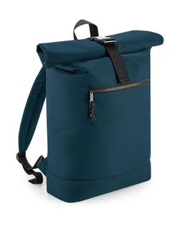 Bagbase Recycled roll-top backpack in Petrol, voorkant