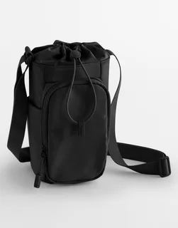 Quadra Studio Water Bottle Carrier in Black, voorkant