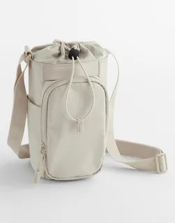 Quadra Studio Water Bottle Carrier in Natural Stone, voorkant