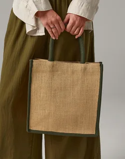 Westford Mill Natural Starched Jute Midi Tote – foto 3