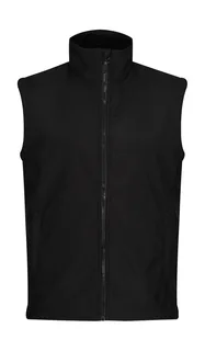 Regatta Professional Ablaze Printable Softshell Bodywarmer in Black/Black, voorkant